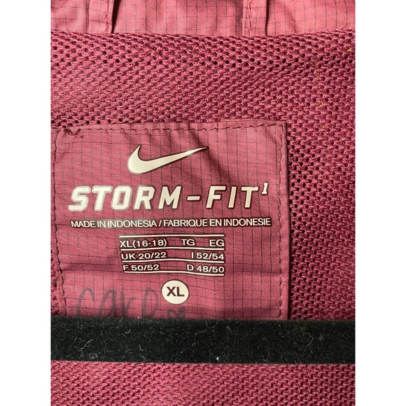 Nike Storm Fit Jacket Women's Size XLarge ASU Swim Dive Full Zip Insulated - Picture 12 of 16